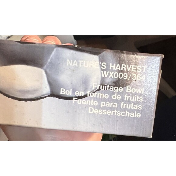 Vintage Studio Nova Small Glass Grape Candy Dish, Made in Japan - Picture 4 of 5